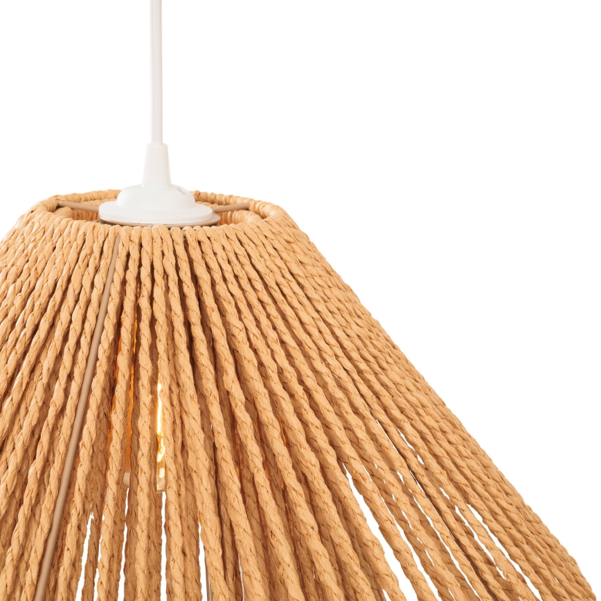MAXLIGHT P0578 - Lámpara colgante AMALFI 1xE27/15W/230V diá. 45 cm beige