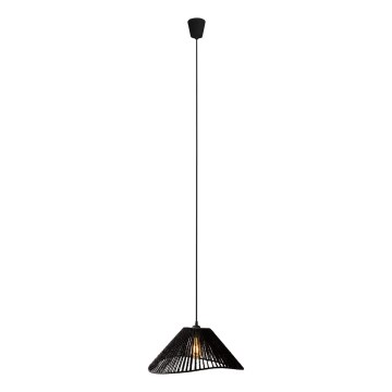MAXLIGHT P0579 - Lámpara colgante AMALFI 1xE27/15W/230V diá. 45 cm negro