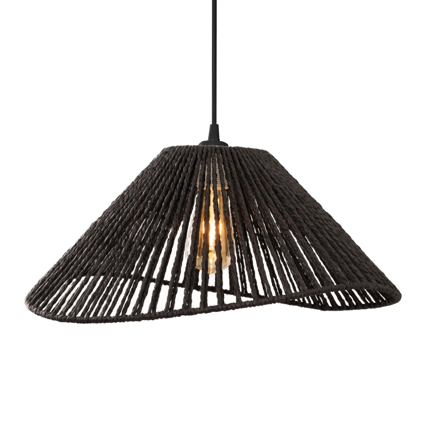 MAXLIGHT P0579 - Lámpara colgante AMALFI 1xE27/15W/230V diá. 45 cm negro