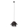 MAXLIGHT P0580 - Lámpara colgante AMALFI 1xE27/15W/230V diá. 45 cm negro