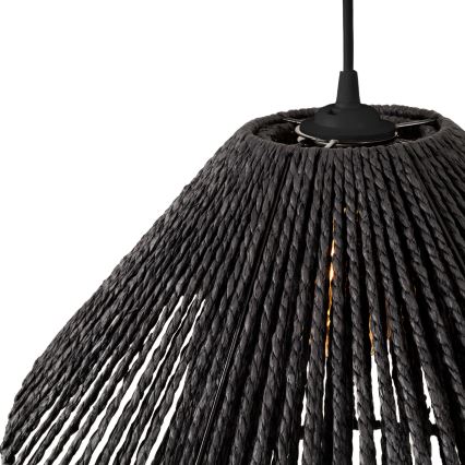 MAXLIGHT P0580 - Lámpara colgante AMALFI 1xE27/15W/230V diá. 45 cm negro