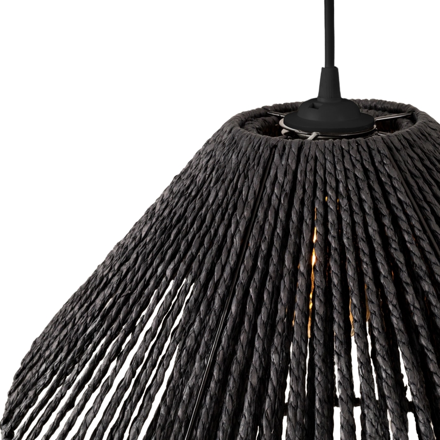 MAXLIGHT P0580 - Lámpara colgante AMALFI 1xE27/15W/230V diá. 45 cm negro