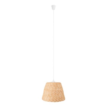 MAXLIGHT P0582 - Lámpara colgante POT 1xE27/15W/230V diá. 30 cm beige