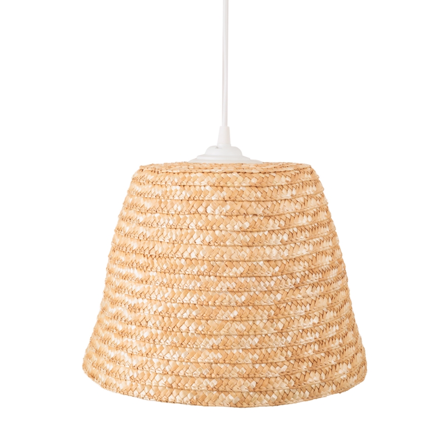 MAXLIGHT P0582 - Lámpara colgante POT 1xE27/15W/230V diá. 30 cm beige