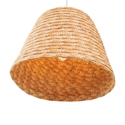 MAXLIGHT P0582 - Lámpara colgante POT 1xE27/15W/230V diá. 30 cm beige