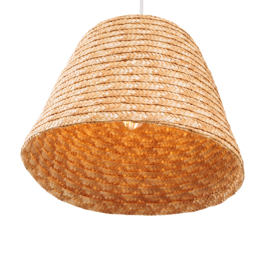 MAXLIGHT P0582 - Lámpara colgante POT 1xE27/15W/230V diá. 30 cm beige