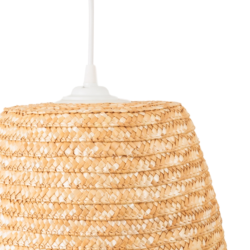 MAXLIGHT P0582 - Lámpara colgante POT 1xE27/15W/230V diá. 30 cm beige