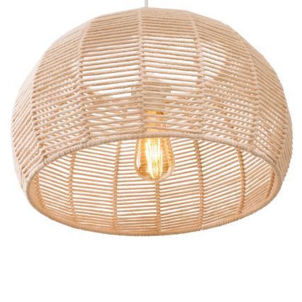MAXLIGHT P0583 - Lámpara colgante PRASLIN 1xE27/15W/230V diá. 39 cm beige