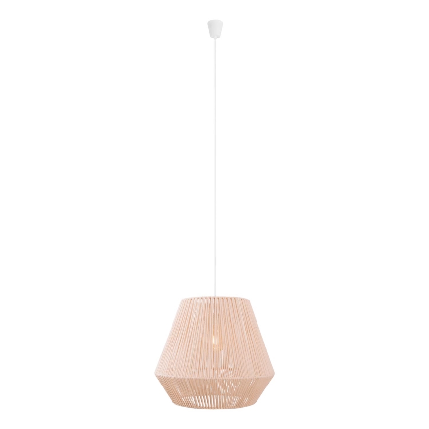 MAXLIGHT P0584 - Lámpara colgante PRASLIN 1xE27/15W/230V diá. 44 cm beige