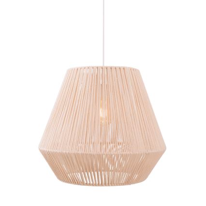 MAXLIGHT P0584 - Lámpara colgante PRASLIN 1xE27/15W/230V diá. 44 cm beige