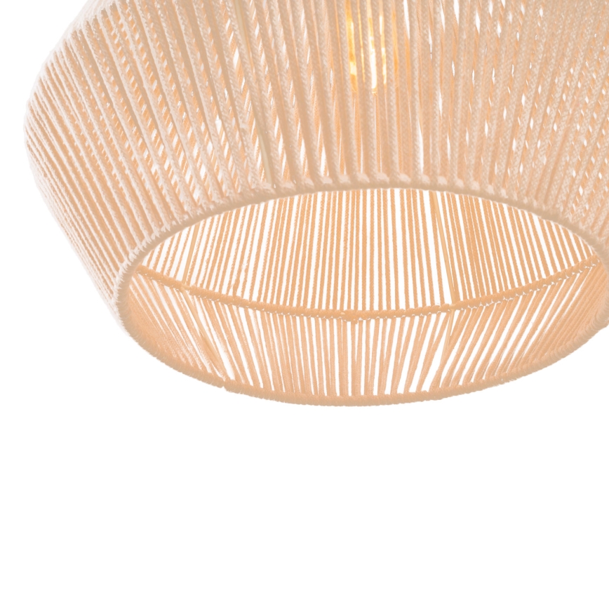 MAXLIGHT P0584 - Lámpara colgante PRASLIN 1xE27/15W/230V diá. 44 cm beige