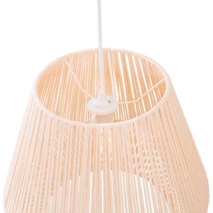 MAXLIGHT P0584 - Lámpara colgante PRASLIN 1xE27/15W/230V diá. 44 cm beige