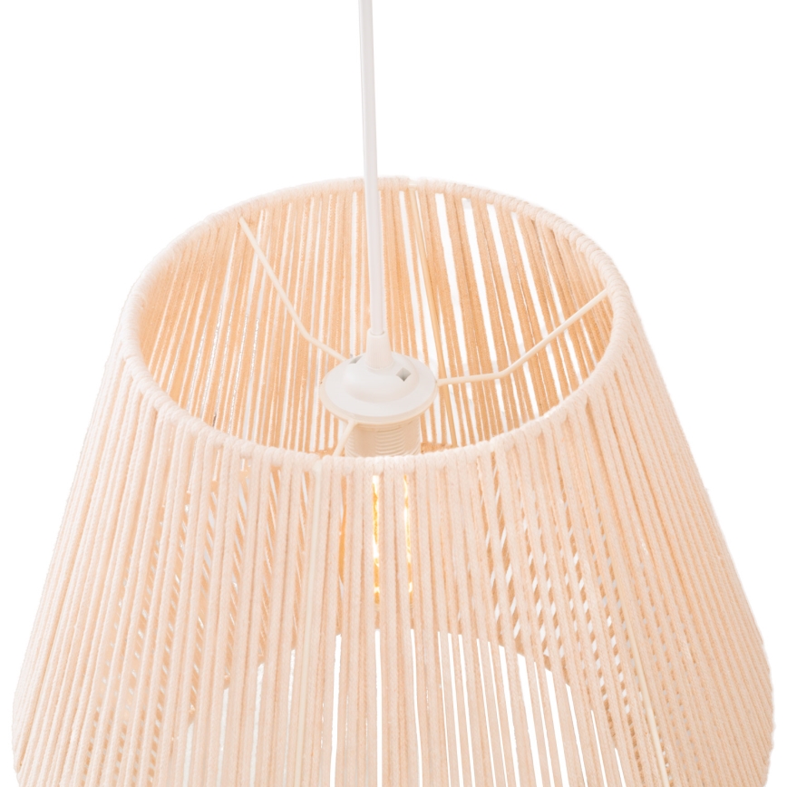 MAXLIGHT P0584 - Lámpara colgante PRASLIN 1xE27/15W/230V diá. 44 cm beige