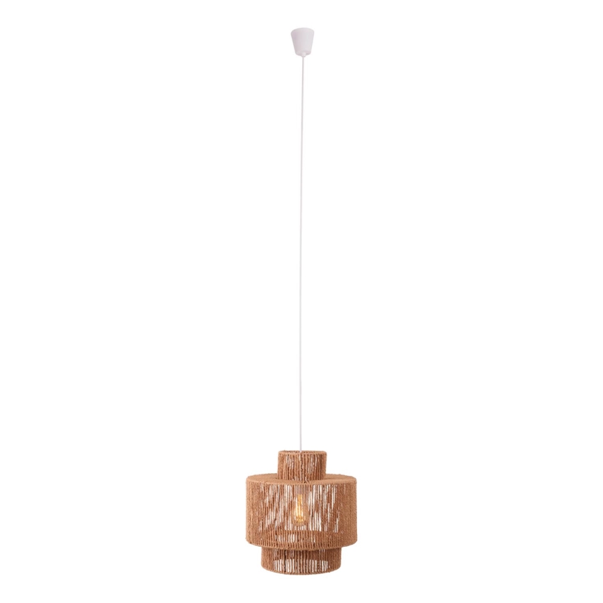 MAXLIGHT P0586 - Lámpara colgante LABRIZ 1xE27/15W/230V diá. 35 cm beige