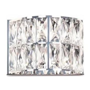 MAXLIGHT W0204 - Aplique DIAMANTE 1xG9/42W/230V cromo brillante