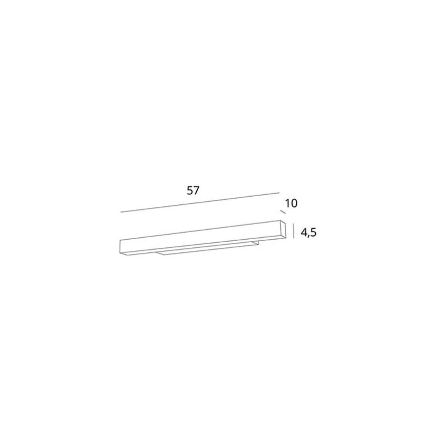 MAXLIGHT W0263 - Iluminación LED regulable para espejos de baño LINEAR LED/18W/230V 57 cm IP44 blanco