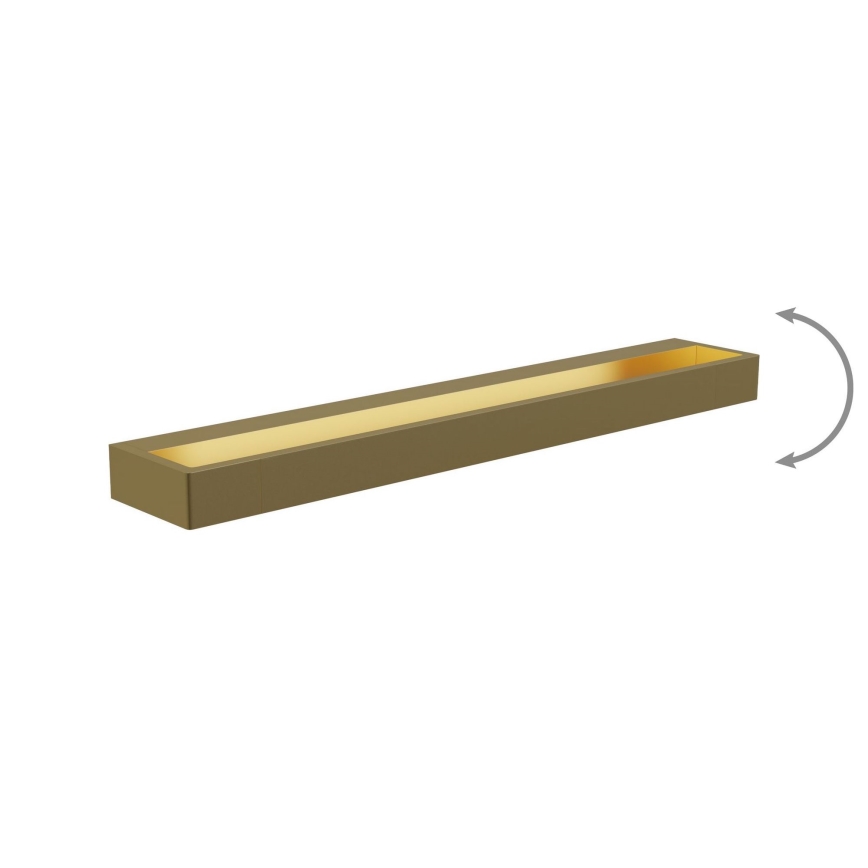 MAXLIGHT W0319 - Aplique LED de baño FLINK LED/18W/230V 60 cm IP44 dorado