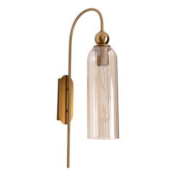 MAXLIGHT W0332 - Aplique CAMPANILA 1xE27/40W/230V latón/beige