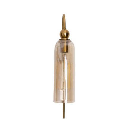 MAXLIGHT W0332 - Aplique CAMPANILA 1xE27/40W/230V latón/beige