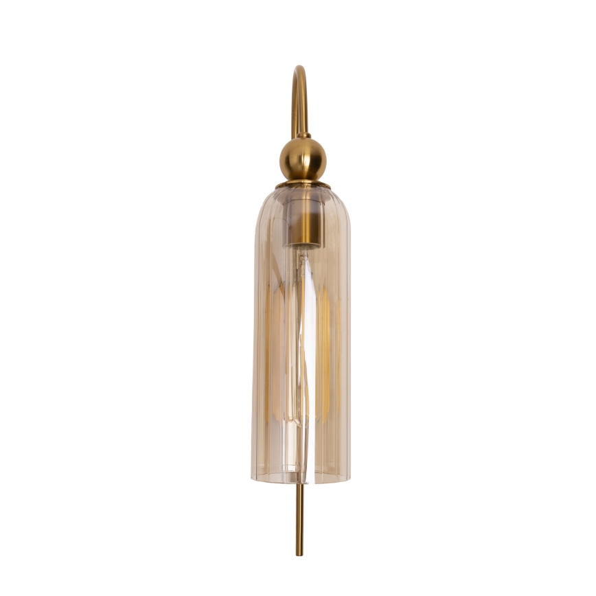 MAXLIGHT W0332 - Aplique CAMPANILA 1xE27/40W/230V latón/beige