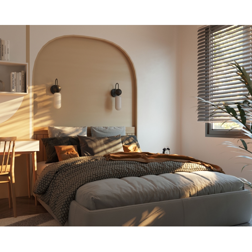 MAXLIGHT W0381 - Aplique ROMA 1xG9/12W/230V negro