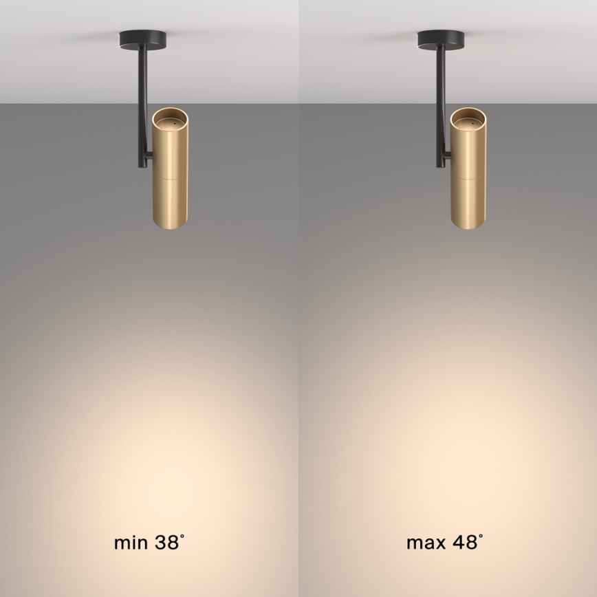 Maytoni C020CL-01GB - Foco ELTI 1xGU10/50W/230V dorado