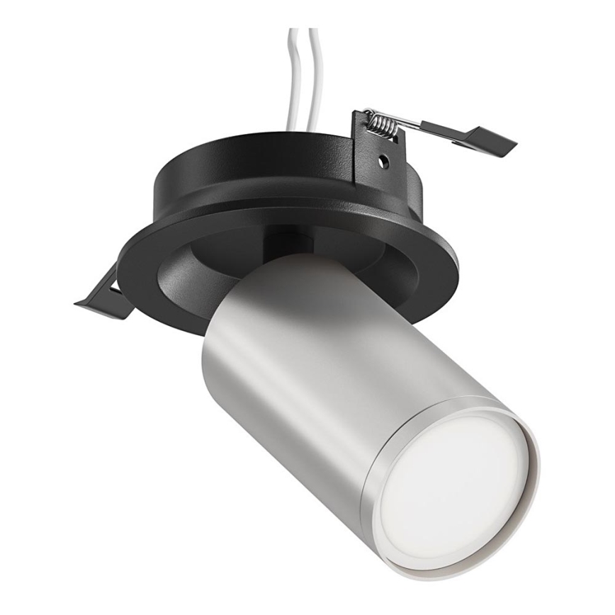 Maytoni C048CL-U-1BS - Foco empotrable FOCUS 1xGU10/10W/230V cromo mate