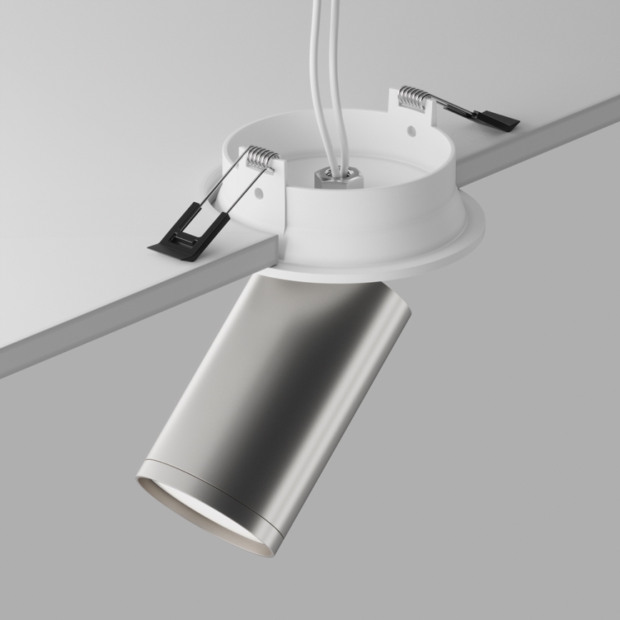 Maytoni C048CL-U-1WS - Foco empotrable FOCUS 1xGU10/10W/230V cromo brillante