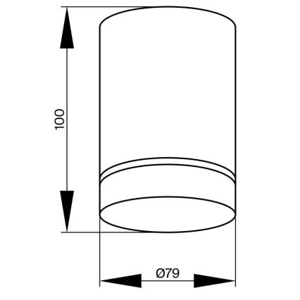 Maytoni C085CL-9W3K-W - Foco LED ORLO LED/9W/230V CRI 90 3000K blanco