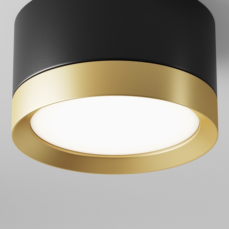 Maytoni C086CL-GX53-SRD-BG - Foco HOOP 1xGX53/15W/230V negro/dorado