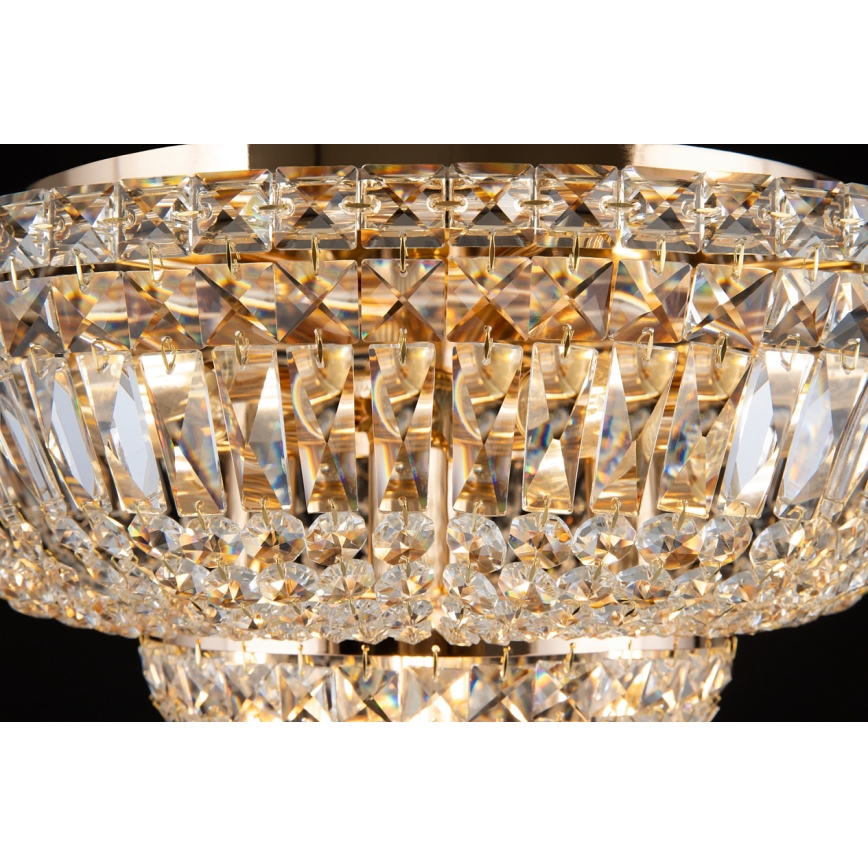 Maytoni DIA100-CL-12-G - Plafón BASFOR 12xE14/60W/230V dorado