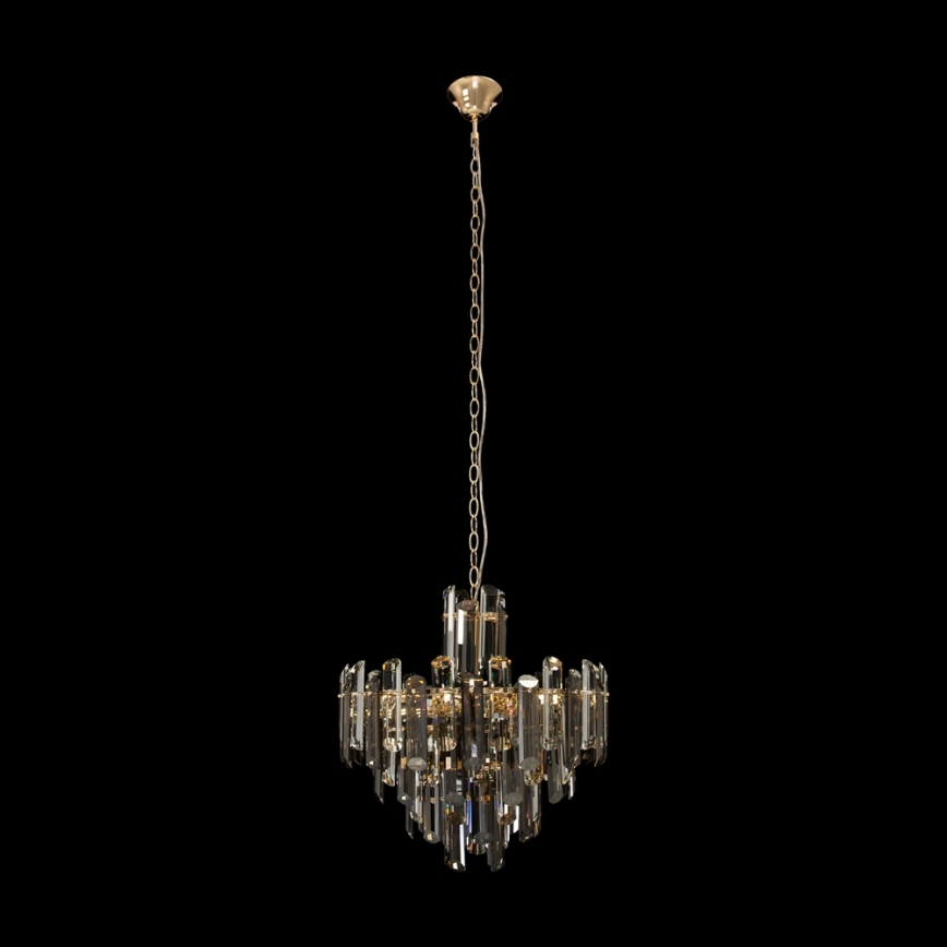 Maytoni DIA200PL-06G - Lámpara colgante con cadena FLARE 6xE14/40W/230V