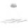Maytoni MOD016PL-L75W - Lámpara LED colgante LINE LED/79W/230V blanco