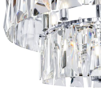 Maytoni MOD043PL-12CH - Lámpara colgante con cadena PUNTES 12xE14/40W/230V cromo brillante