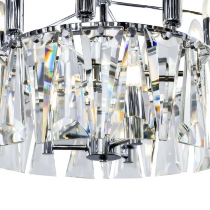 Maytoni MOD043PL-12CH - Lámpara colgante con cadena PUNTES 12xE14/40W/230V cromo brillante