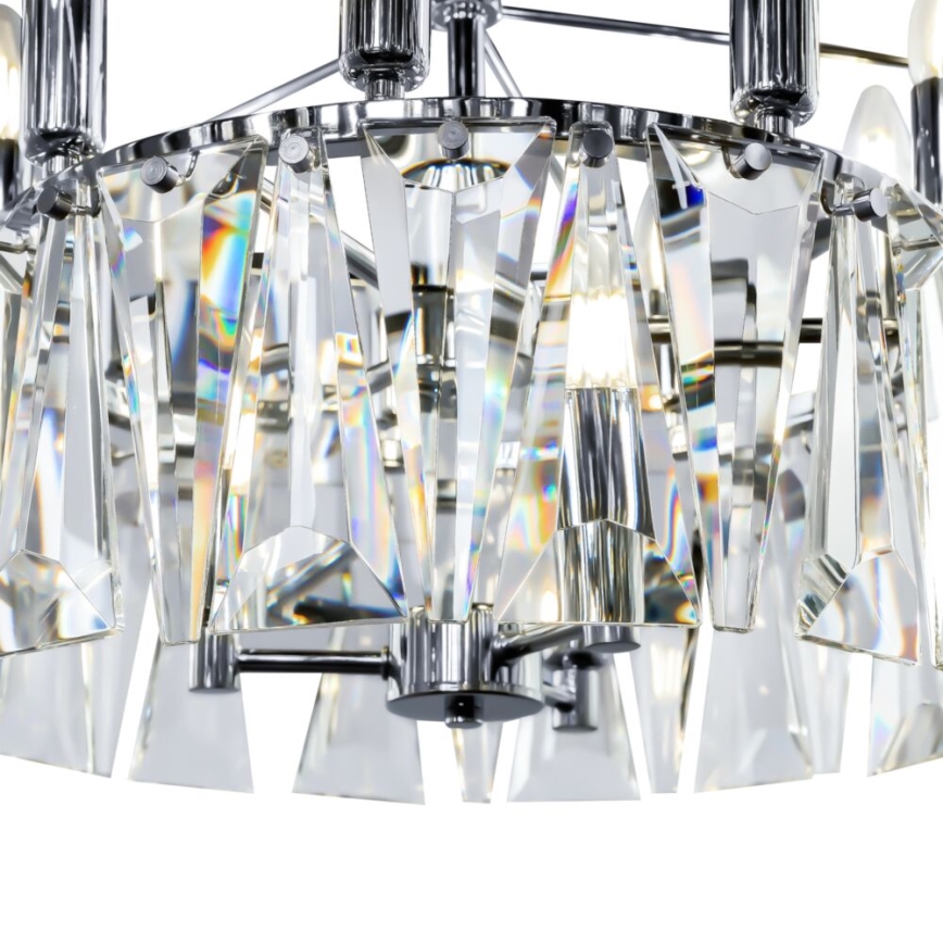 Maytoni MOD043PL-12CH - Lámpara colgante con cadena PUNTES 12xE14/40W/230V cromo brillante