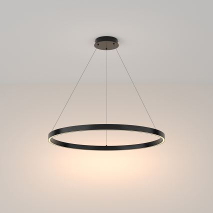 Maytoni MOD058PL-L42B3K - Lámpara LED colgante RIM LED/51W/230V 3000K diá. 80 cm negro