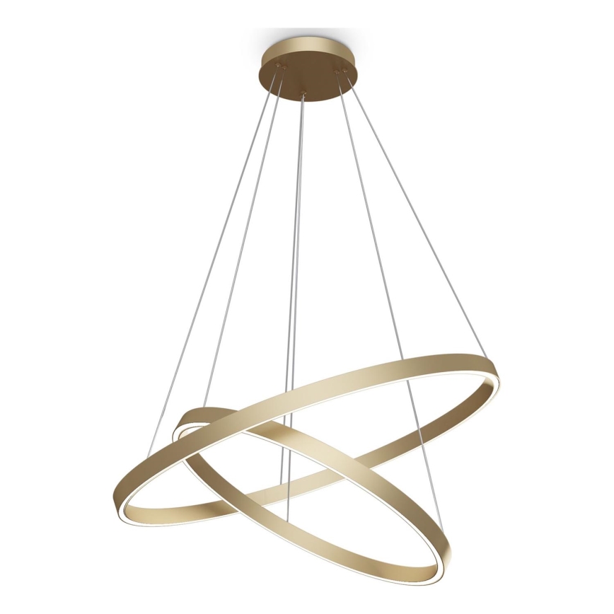 Maytoni MOD058PL-L74BS3K - Lámpara LED colgante RIM LED/88W/230V 3000K diá. 80 cm dorado
