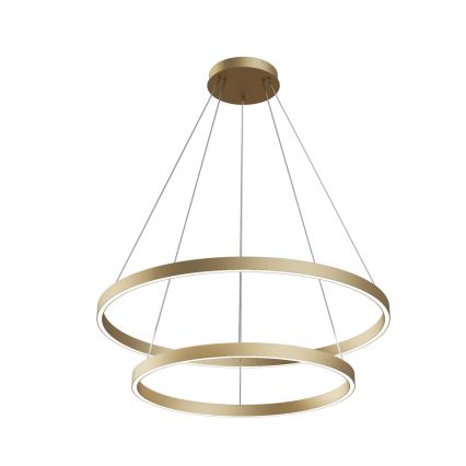 Maytoni MOD058PL-L74BS3K - Lámpara LED colgante RIM LED/88W/230V 3000K diá. 80 cm dorado