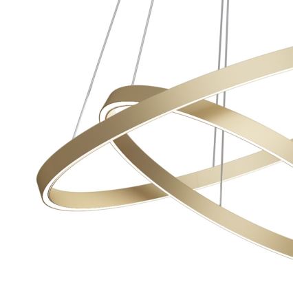 Maytoni MOD058PL-L74BS3K - Lámpara LED colgante RIM LED/88W/230V 3000K diá. 80 cm dorado