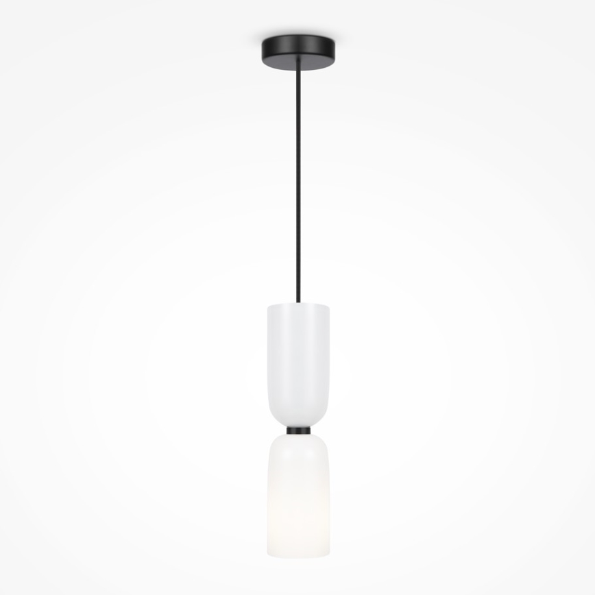 Maytoni MOD177PL-01W - Lámpara colgante MEMORY 1xE14/40W/230V blanco