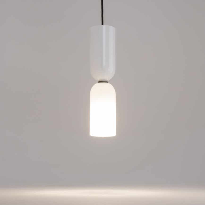 Maytoni MOD177PL-01W - Lámpara colgante MEMORY 1xE14/40W/230V blanco