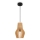 Maytoni MOD191PL-01W - Lámpara colgante ROOTS 1xE27/40W/230V diá. 20 cm beige
