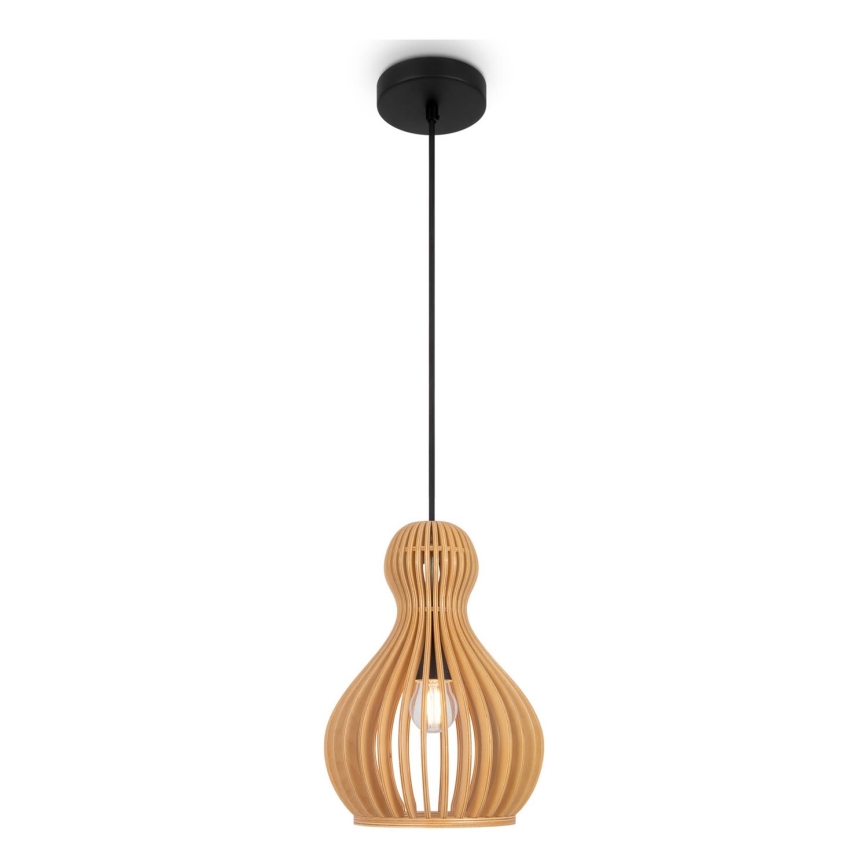 Maytoni MOD192PL-01W - Lámpara colgante ROOTS 1xE27/40W/230V diá. 20 cm beige