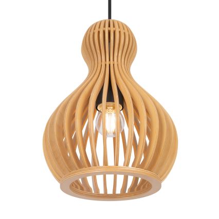Maytoni MOD192PL-01W - Lámpara colgante ROOTS 1xE27/40W/230V diá. 20 cm beige