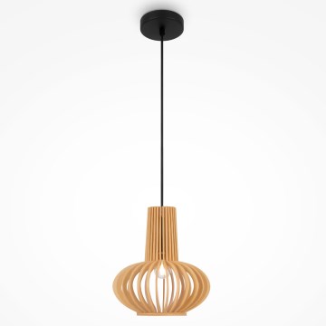 Maytoni MOD193PL-01W - Lámpara colgante ROOTS 1xE27/40W/230V diá. 22,5 cm beige