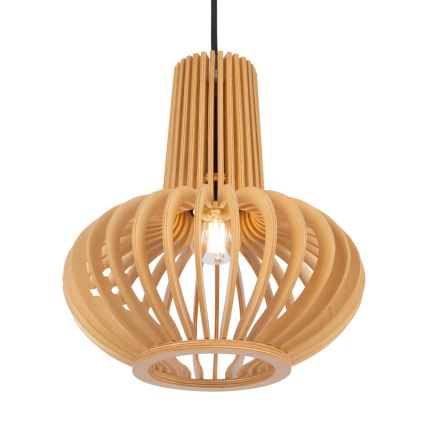 Maytoni MOD193PL-01W - Lámpara colgante ROOTS 1xE27/40W/230V diá. 22,5 cm beige