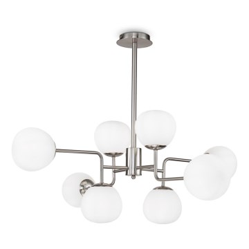 Maytoni MOD221-PL-08-N - Lámpara colgante ERICH 8xE14/40W/230V cromo mate