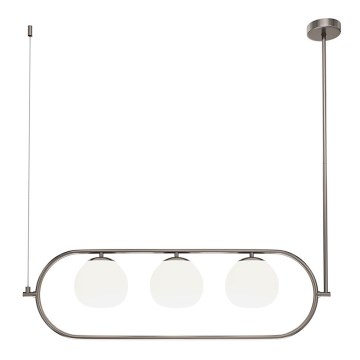 Maytoni MOD221PL-03N - Lámpara colgante ERICH 3xE14/40W/230V cromo mate