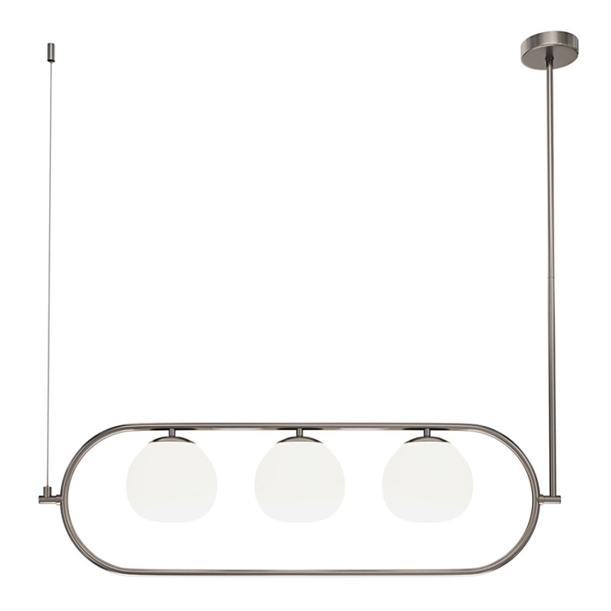 Maytoni MOD221PL-03N - Lámpara colgante ERICH 3xE14/40W/230V cromo mate